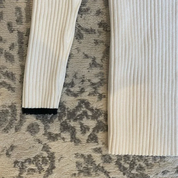 Proenza Schouler Off The Shoulder Long Sleeve Ribbed Top - Picture 4 of 7